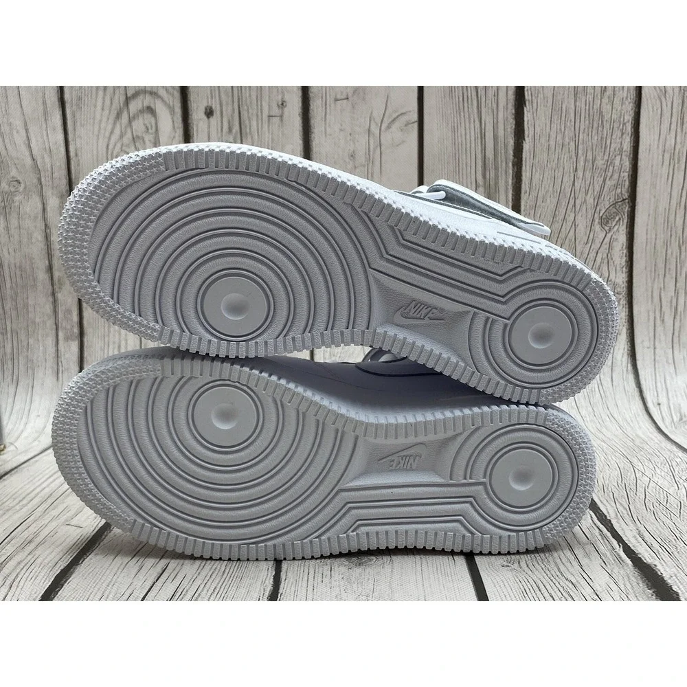 Nike Kids Air Force 1 Mid GS 'White' Size 4Y 314195 113